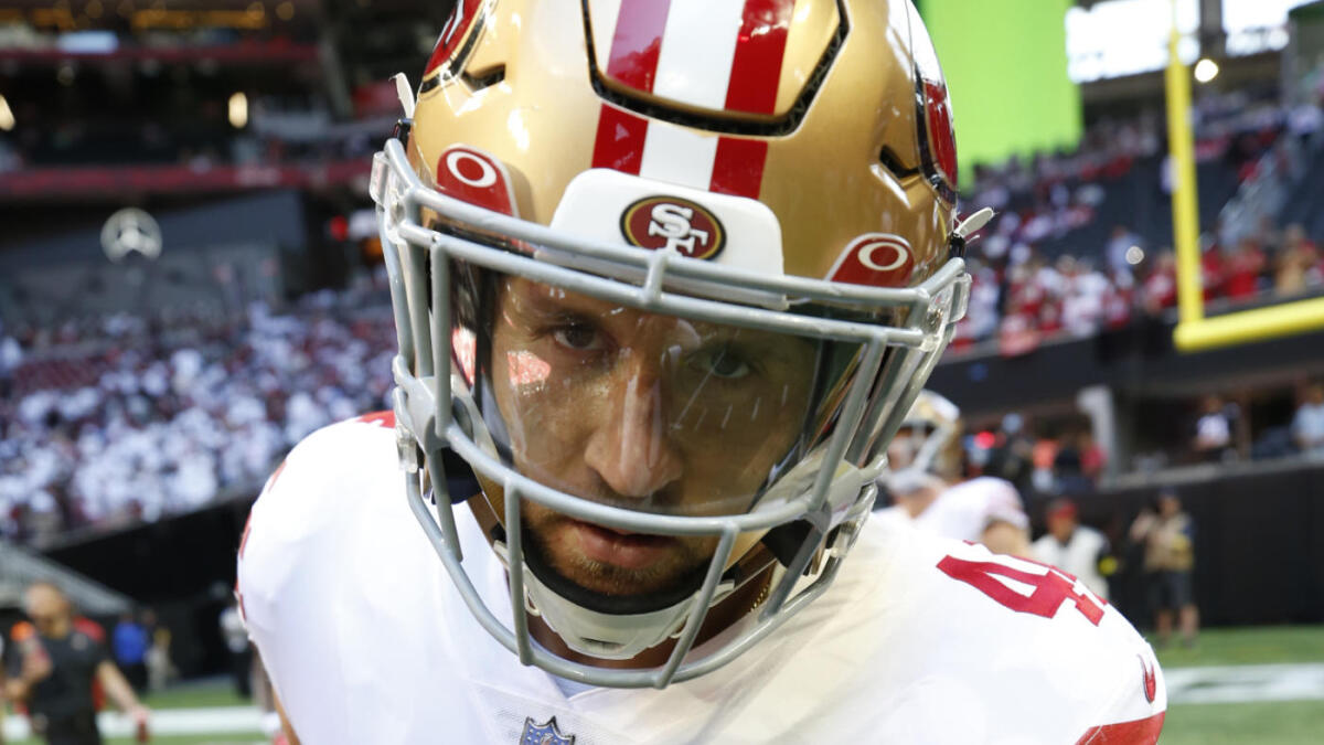 Awaryjny rozgrywający 49ers, który nie jest QB, mógł zostać zmuszony do gry w meczu NFC Championship przeciwko Eagles